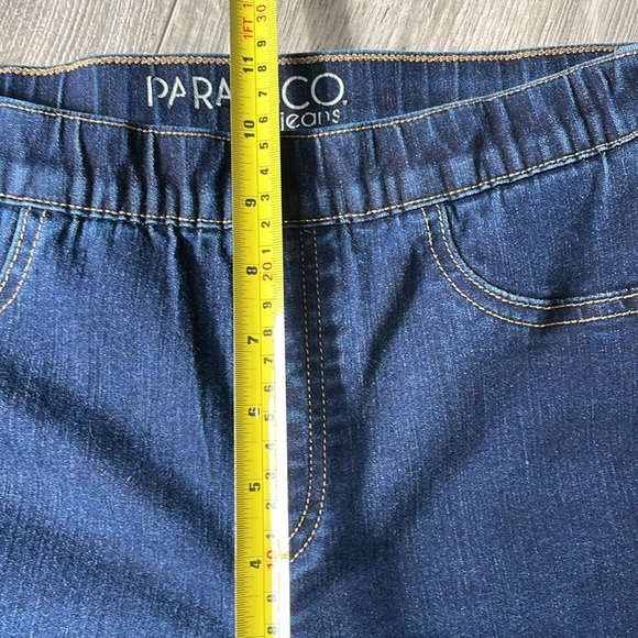 PARASUCO Ankle Hemmed Dark Rinse Pull on leggings . - Picture 5 of 7